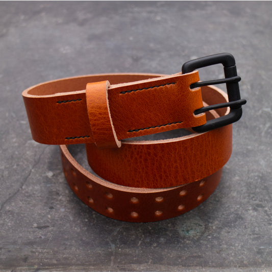 Leather Belt Buffalo Tan