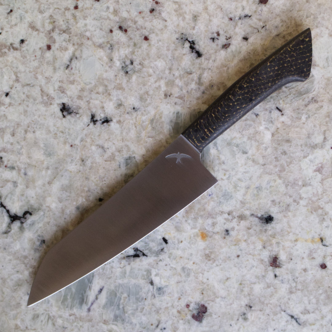 7" Bunka Magnacut Fatcarbon Snakeskin Gold